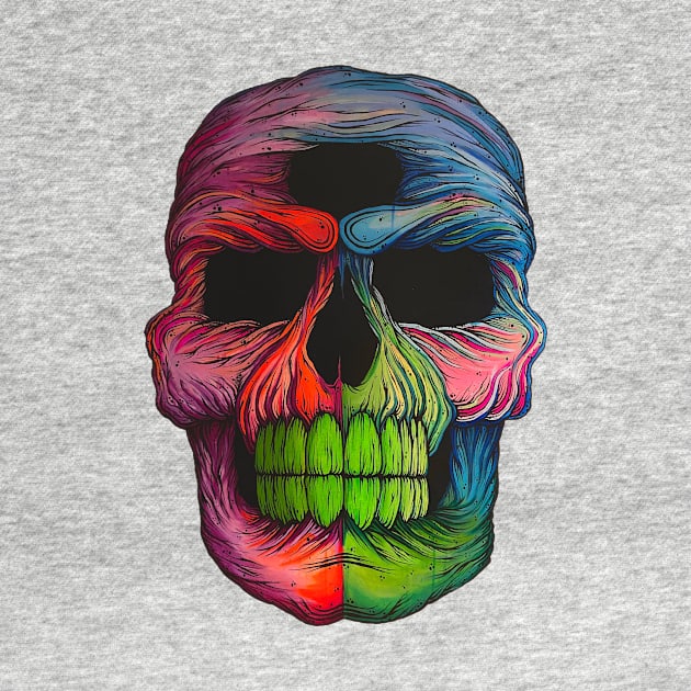 Neon Skull by ryancduboisart